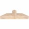 Ekena Millwork Portland Smooth Timber Gable Bracket, Douglas Fir, 36"W x 12"H x 5 1/2"D x 5 1/2"F, 8/12 Pitch GBW036X12X0606POR00SDF - alternate 4